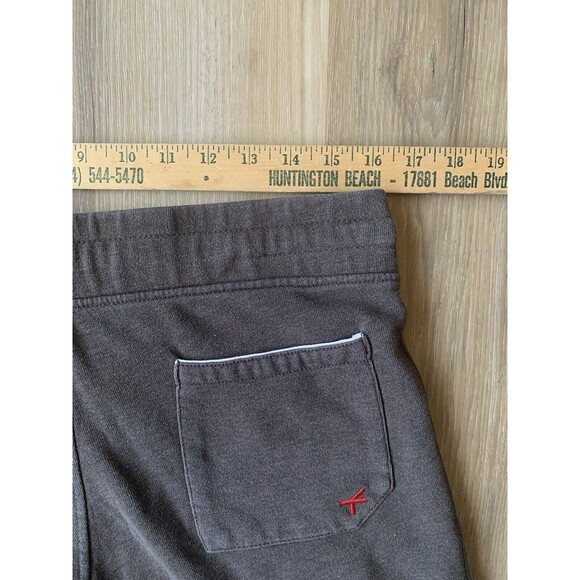 Abbot Main Men's Stretch Waist Lounge Shorts Mudd Gray • MEDIUM No Lace EUC - Picture 6 of 7